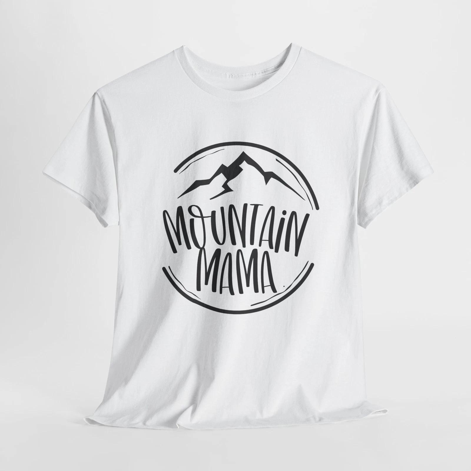 mountain mama circle T-Shirt | Mountain Hiking Tee | Nature Escape Shirt S