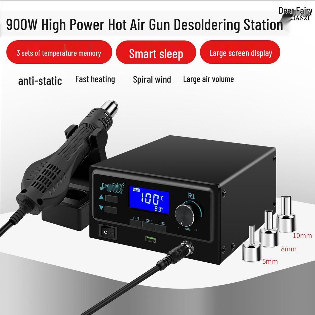 Lu Xianzi 8586D Hot Air Gun & Soldering Iron 2-in-1 for Mobile Phone Repair