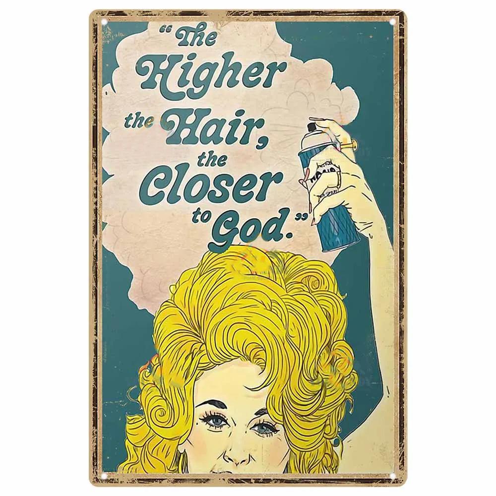 Vintage Kuaför Metal Teneke Tabelalar Kuaför Metal Posterleri Berber Dükkanı Güzellik Salonu Ev Kahve için