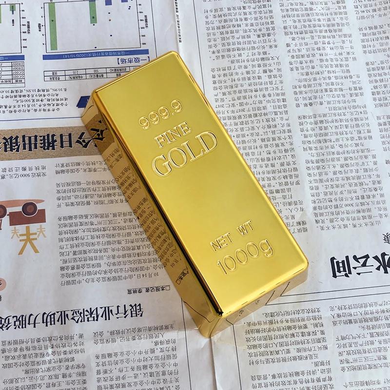 Large Fake Gold Bar Door Stopper Creative Door Wedge Advertising Prop Accessories