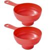 Jam Funnel Dry Ingredient Transfer Tubes Cooking 20X7X5.5CM 2Pack