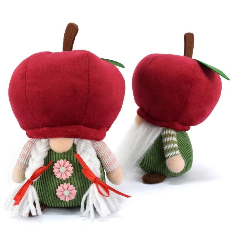 Handmade Plushes RedApple Gnome Ornaments Party Decorations Ornaments Supplies for Bedroom Dormitory Decorations