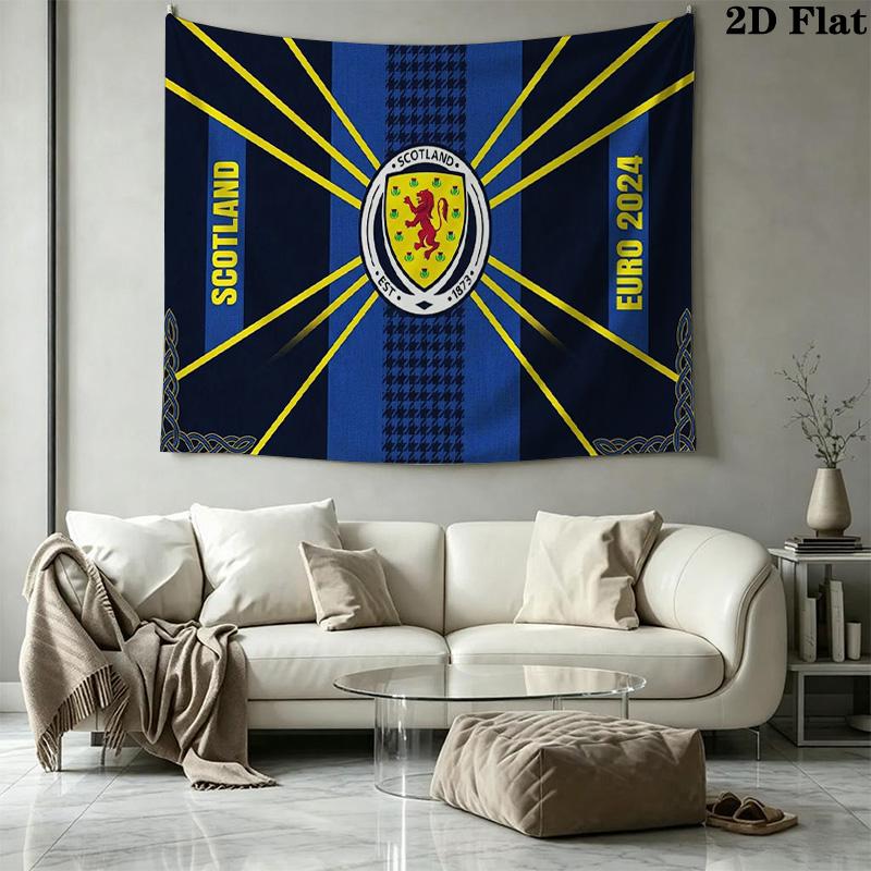 Scotland Wall Tapestry Aesthetic Wall Hanging Printed Fabric Blanket Decorative Tapestries for Bedroom Living Room Home Decor