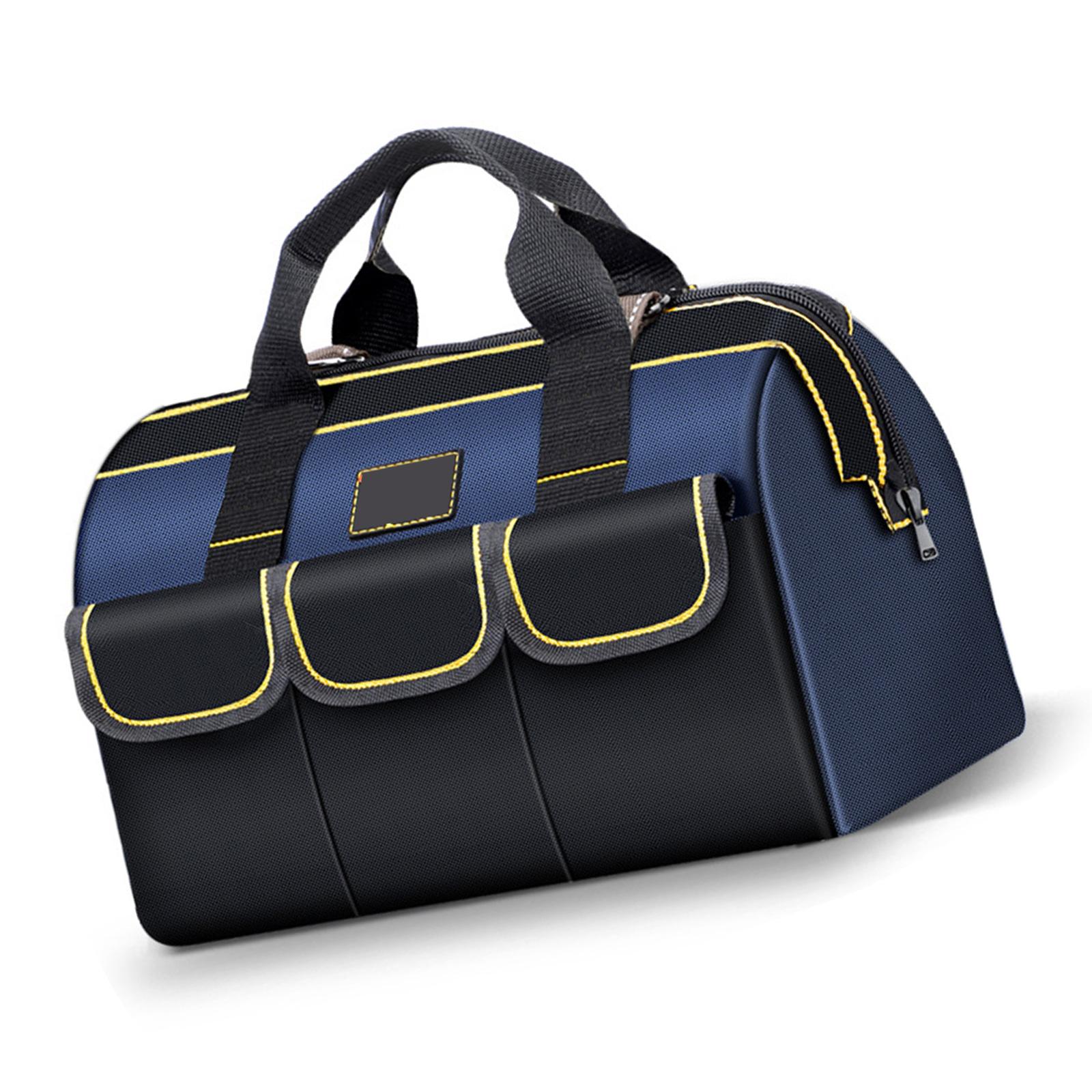 

Сумка для инструментов большой вместимости 13/16/18 дюймов, сверхпрочные органайзеры для инструментов, сумка электрика из ткани Оксфорд, водонепроницаемая сумка для хранения инструментов C