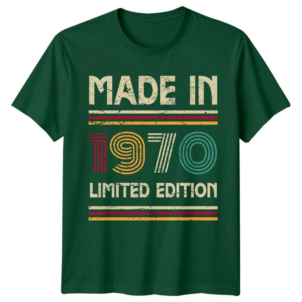 Made In 1970 Unisexs T Shirt 56th Birthday Gift Vintage fiftysix Year Old b S