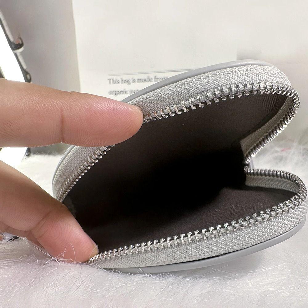 Clutch Bag PU Purses Korean Style Solid Heart Bag Ins Red Love Hear Wallet  Female