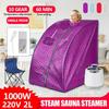 2.5L Portable Folding Steam Sauna SPA Room Tent with Steam Generator Capacity Weight Loss Detox Machine Full Body Slimming AC 220V