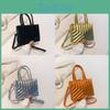 Trendy Square Shoulder Bag 2023 Summer New Casual Commuter Crossbody Handbag