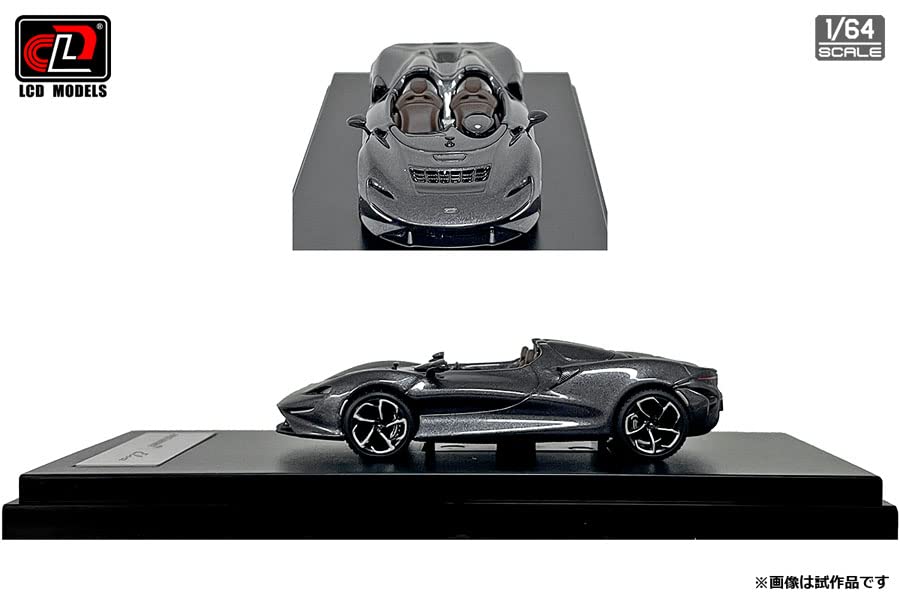 LCD MODELS McLaren ELVA Gray Finished Product 1/64