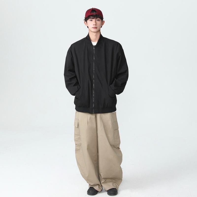 Spring and Autumn Baseball Uniform Men's Casual Jacket Couple Top Gown Autumn Jacket