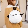 Sparrow White Adorable Plushie Backpack Cartoon Toy Bag Girls Travel Students
