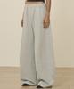 TAKEASY Curved Barrel Fit Sweatpants (Melange Grey)