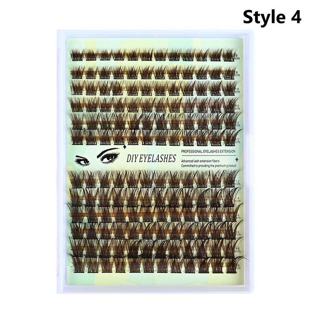 Soft Fluffy Segmented Eyelashes Single Cluster DIY Grafting Eyelashes  Women's Beauty
