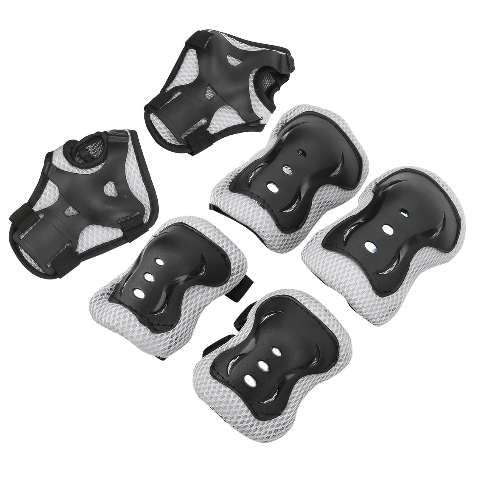 6Pcs Kids      ive Gr Elbow Pads Wrist Guard Cycling Knee  or