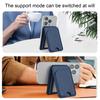Card Sleeve for iPhone 16/15/14/13/12 for Mag-Safe Wallet Lightweight Magnetic Phone Wallet Faux Leather RFID Blocking Card Holder