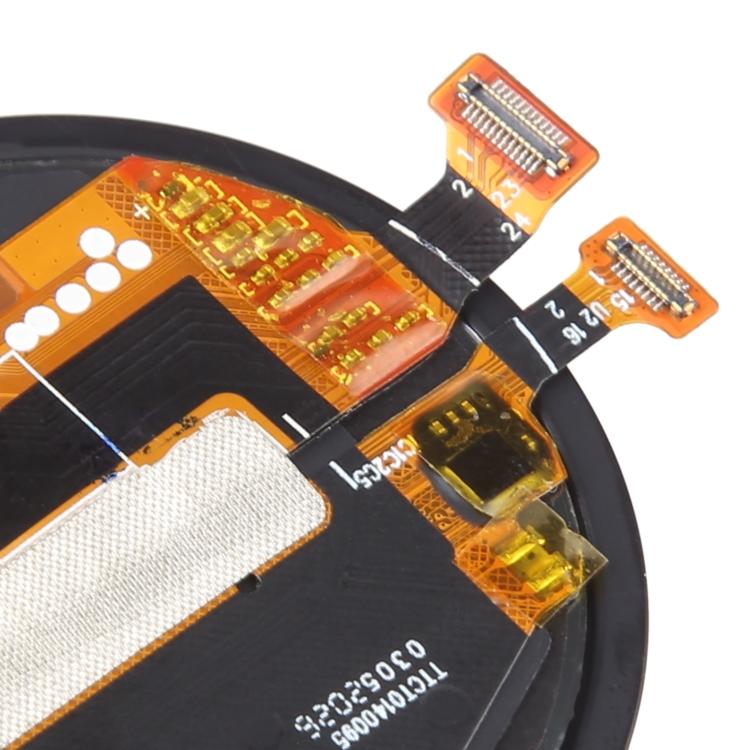 Komplette Montage von LCD-Bildschirm und Digitalisierer für Huawei Watch GT 2 46 mm(Schwarz)