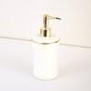 Ceramic Bathroom Set White Tooth Brushing Cup Draining Soap Box Household Shampoo Bottle Washing Six-piece Bathroom Accessories