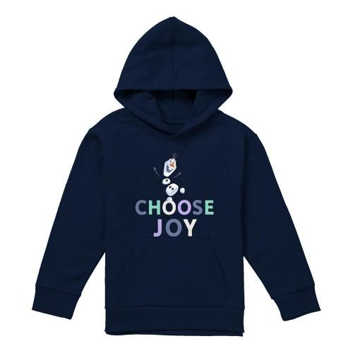 Frozen Childrens/Kids Choose Joy Olaf Pullover Hoodie