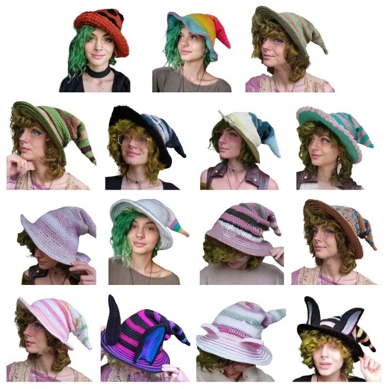 

Хэллоуин Шляпа Ведьмы для Детей Взрослых Хэллоуин Косплей Костюм Реквизит Жуткая Шляпа Ведьмы для Хэллоуина Кепка