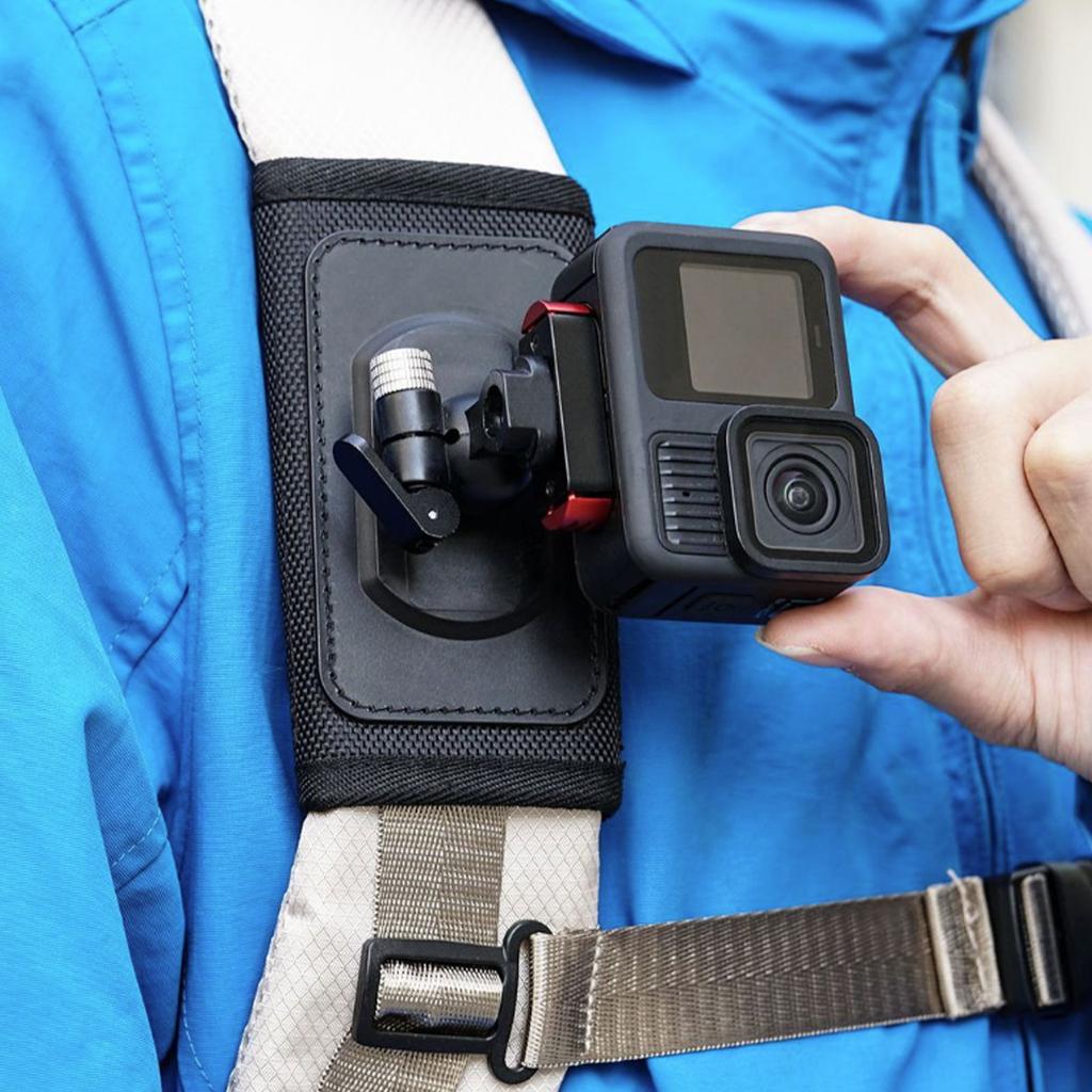 Quick Release Adapter Chest Mount Base Backpack Belt Clip Holder Mounting for Sports Photography Accessory