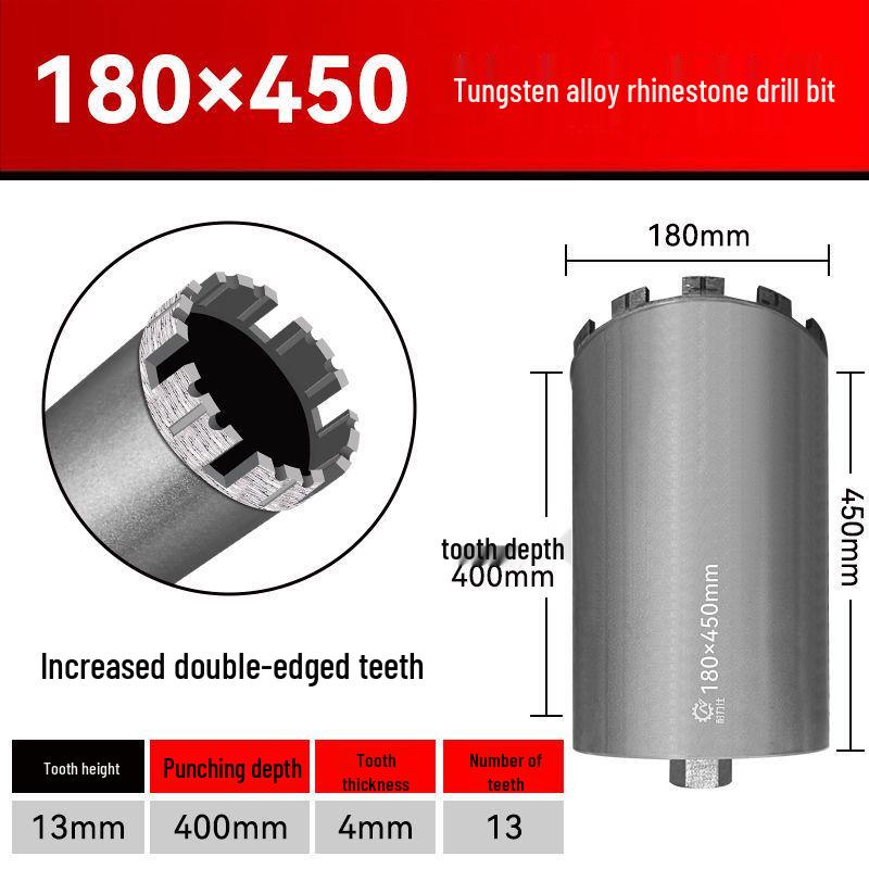 13mm Rhinestone Dry Drill Bit for Reinforced Concrete and Stone