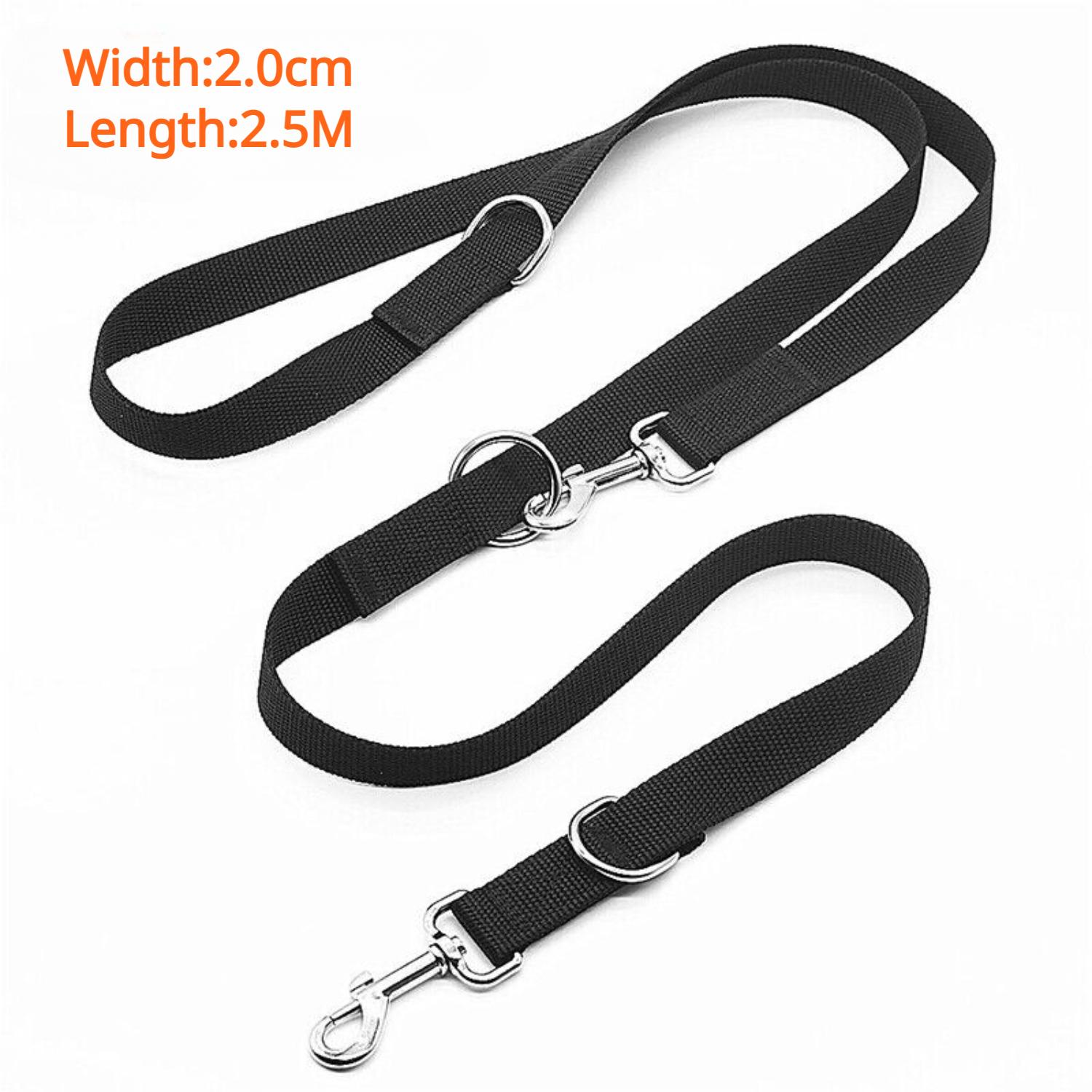 

Поводок для собак Hands Free Регулируемый черный многофункциональный поводок для дрессировки собак для щенков маленьких и средних собак, принадлежности для служебных собак, можно стирать чёрный