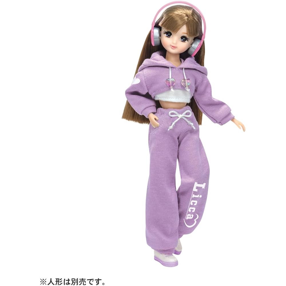 Takara Tomy Licca-chan Dress LW-09 Dance Practice Outfit Doll Clothes Toy for Ages 3 and Up