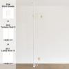DRAW A LINE Lampshade, White, Size: 9.5cm W X 9.5cm D X 12cm H, DRAW A LINE (D-BWS-WH)