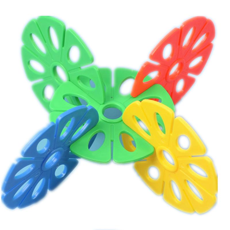 Thick Snowflake Interlocking Building Blocks for Kids Aged 3-6 - Educational Toys for Kindergarten