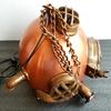 45.72 cm Scuba Diving Helmet Hanging Lamp Copper Plated Hanging Lamp Light Gift