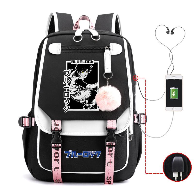 Blue Prison Anime Peripheral Ridge Backpack Seijiro Fashion Student School Bag Large Capacity