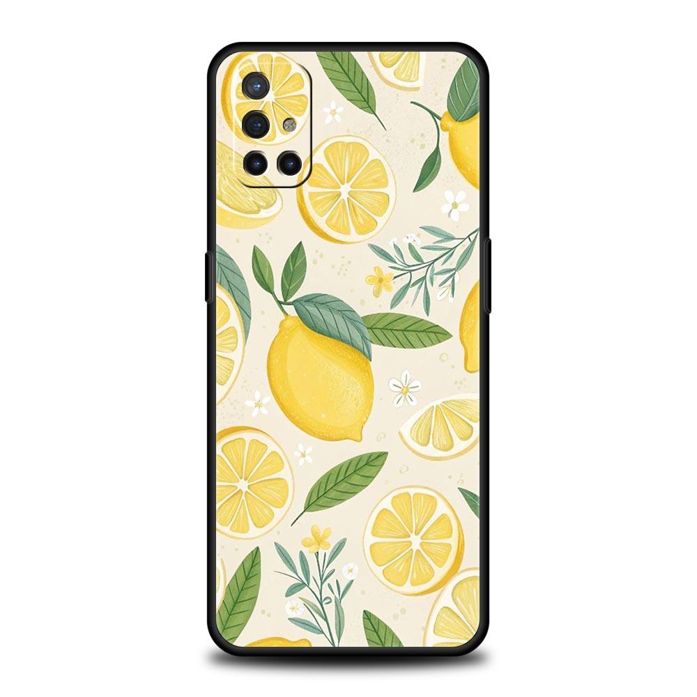 Sommer frische Früchte Zitronen-Print Handyhülle für Oneplus 13R 13 12R 11 10T 10R Nord N100 N200 N10 10 9 9R 9RT CE 3 2 Z Pro Weiches TPU