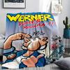 1 Stück Werner Comic-Druck Flanelldecke, Hohe Qualität, Bequem für alle Jahreszeiten, Heimdekoration, Wärme und Komfort, Perfekt für Weihnachtsgeschenke245