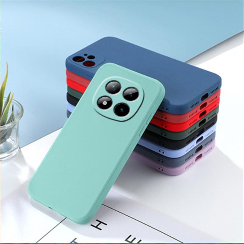 For Redmi Note 15 5G Case Cover Xiaomi Redmi Note 15 Pro Plus Capas Shockproof Liquid Silicone Soft TPU Fundas Redmi Note 15 Pro