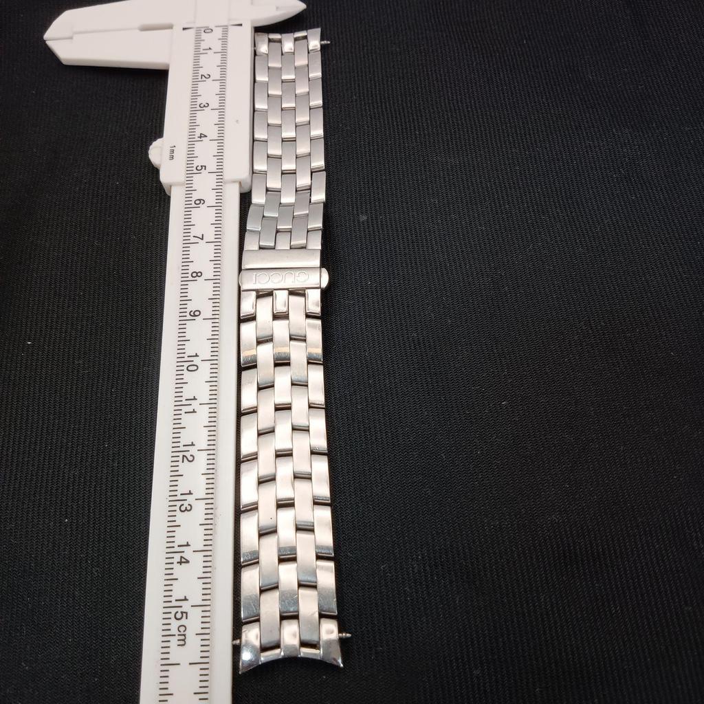 Used 0711-1 GUCCI 5500M Men's Watch 19mm Replacement Strap Band Genuine Belt