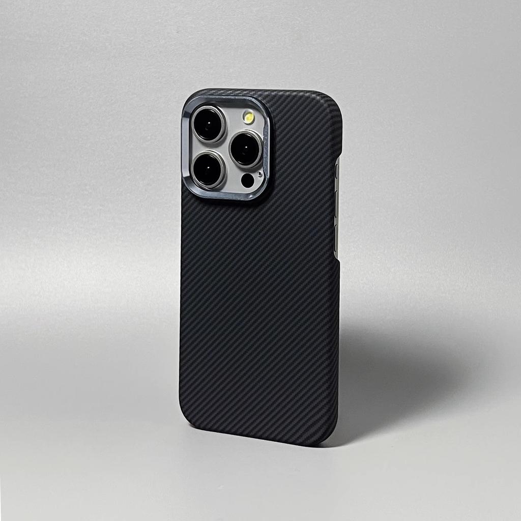 Applicable To iPhone17promax Sunset Moonrise Kevlar Magnetic Mobile Phone Case Apple 16 Half Pack PC Case