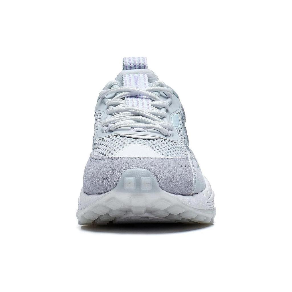 New LiNing CF Star Track Anti Slip Wear Resistant Low Top Sports Casual Shoes Women's Dawn Gray AGLT074-2