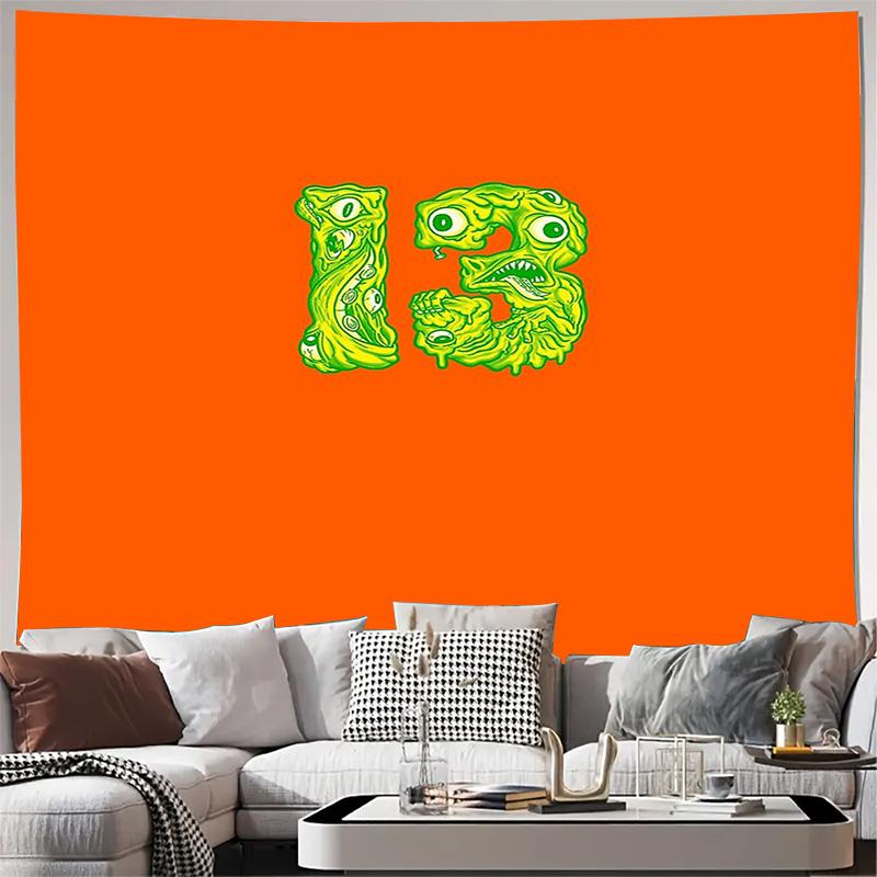 

Trippy Psychedelic Tapestry Wall Hanging Alien Space Galaxy Nebula Art Festival Decor Bedroom Aesthetic Dorm Room Boho Home Vapo 74x94cm(29x37in)