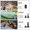 Turbo Jet Fan Cleaning Blower Tool Type-C Charging 5 Outlet Nozzles Blowing Snow 130000RPM Electric Air Duster Car Fan Portable