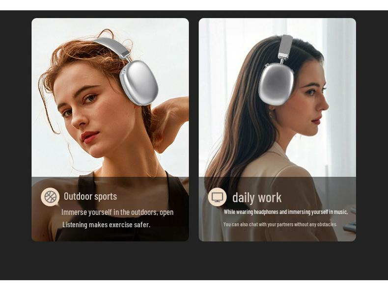 3D Stereo Wireless Gaming Headset: Bluetooth, Mobile-Compatible, Retractable, Multi-Color Options, Head-mounted