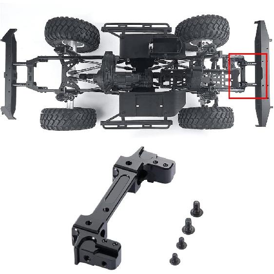 RCLIONS Front&Rear Bumper Mount Stand CNC Aluminum Alloy for AXIAL SCX10 II 90046 1/10 RC Crawler Car Upgrades
