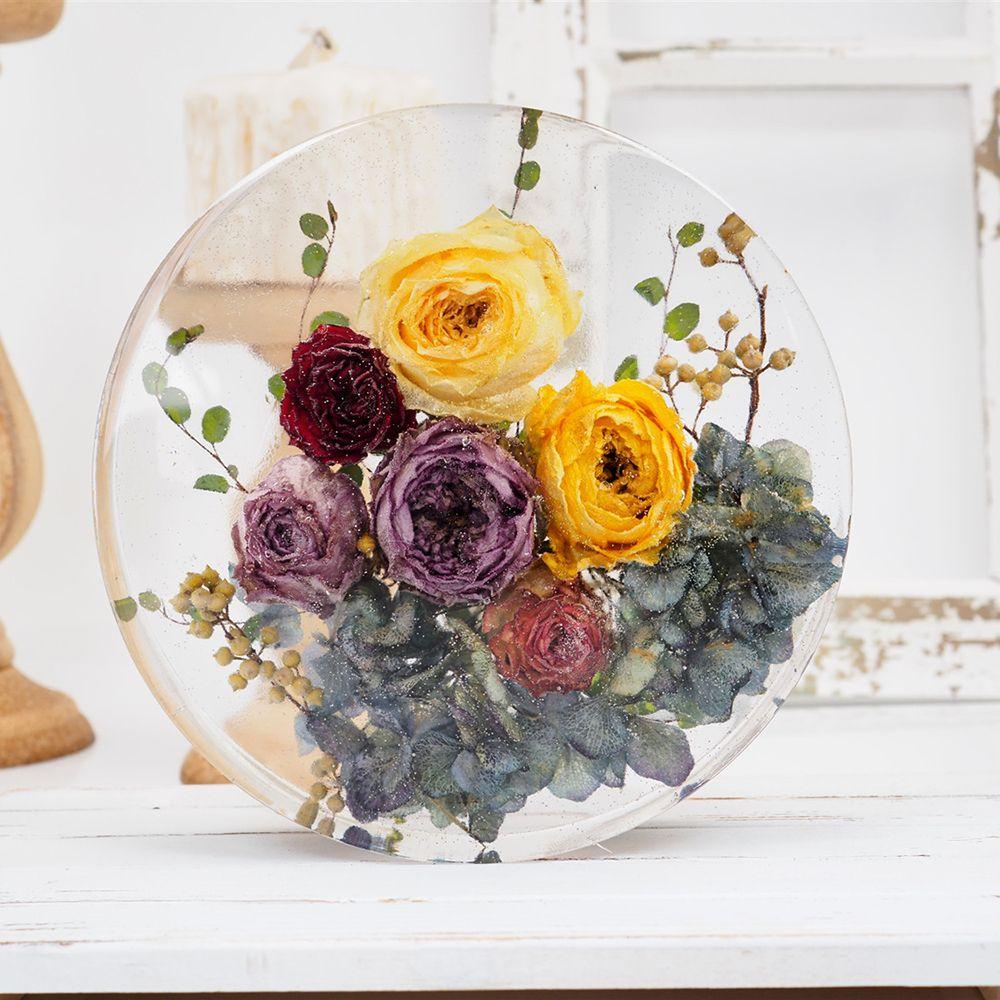 Art Toy Gift Handcraft Heart Round Rectangle Resin Epoxy Mould Geometry Specimen Silicone Mold