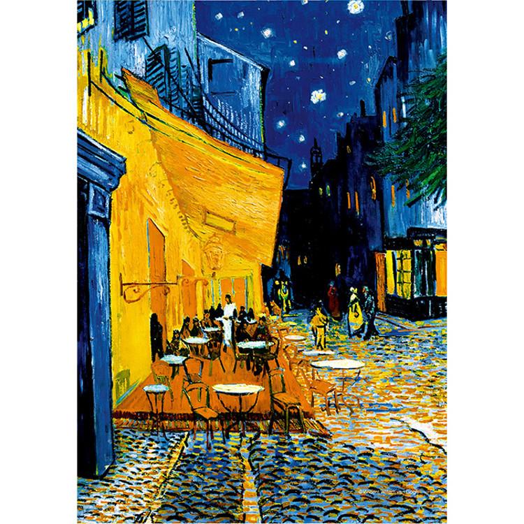 100-piece jigsaw puzzle - Cafe terrace at night (mini. crystal. picture frame), popular Korean puzzle