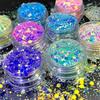 Colorful Gradient Sequin Sparkle Nail Art Patches
