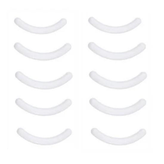 1 Stück Wimpernzange Langlebige Falsche Wimpernzange Clip Silikonstreifen Anfänger Make-up Kosmetik Schönheitswerkzeuge Frauen Silber Schwarz