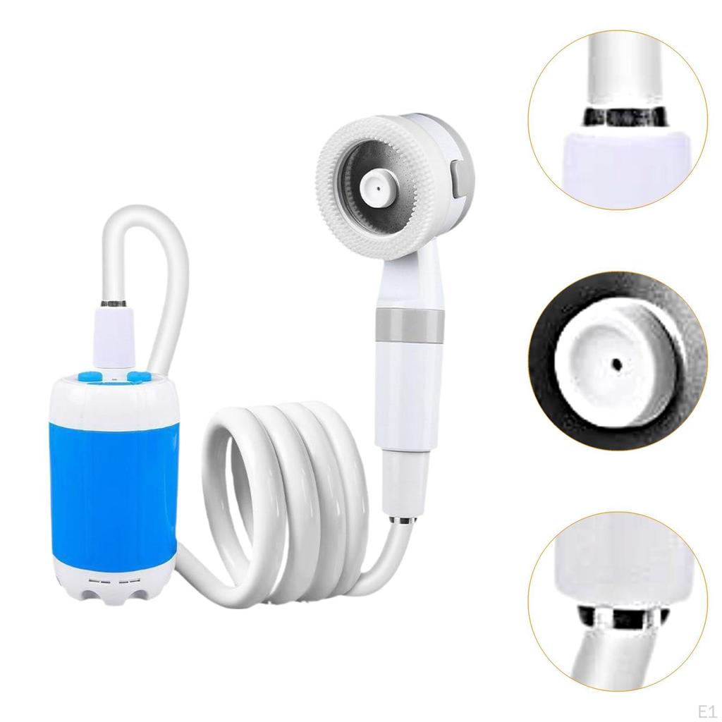 Tragbare Duschpumpe, elektrisch, kompakt, Mehrzweck, Camping, Reisen, für Haustiere