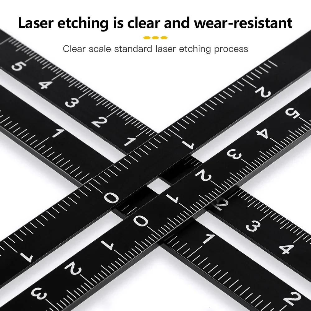 9/6 Fold Aluminium Alloy Angle Ruler Finder Measuring Ruler Perforated Mold Template Tool Izer Locator Drill Guide Tile Hole