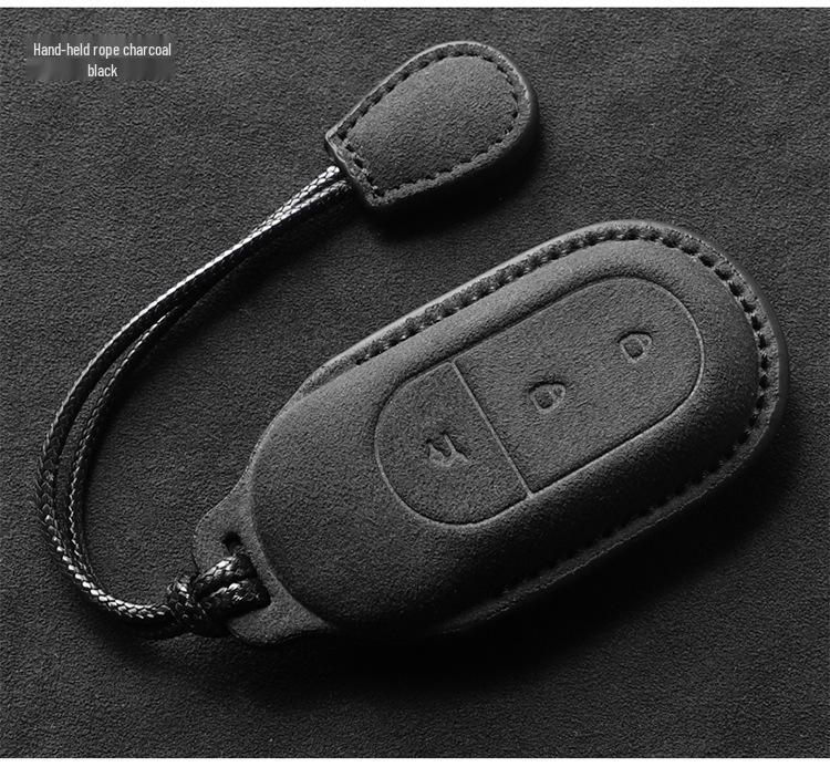 Leapmotor Key Case: Full Coverage Suede Key Bag for C11, C01, T03, S01 Models - Unisex 2023 Edition