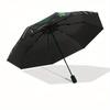 Green Serpent Circular Rug: Unique Home Decor with Intricate Design Umbrella, Portable 3-Fold Compact Umbrella for Men & Women R130
