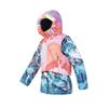 Fila Fashion Versatile Warm Tie-Dye Floral Down Jacket Women Outerwear A11W446910FZA